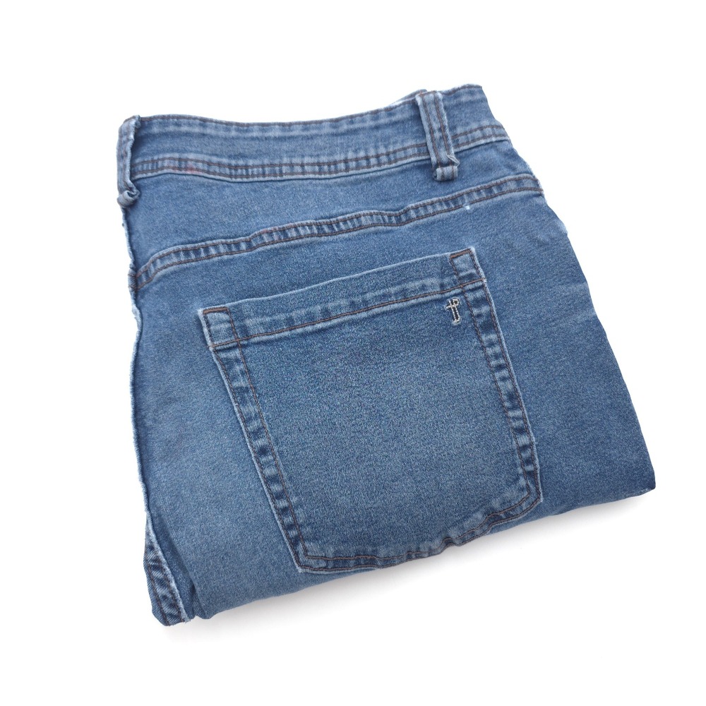 The Perfect Jean NYC Mens Athletic Fit Medium Wash Blue Denim Jeans 35x28